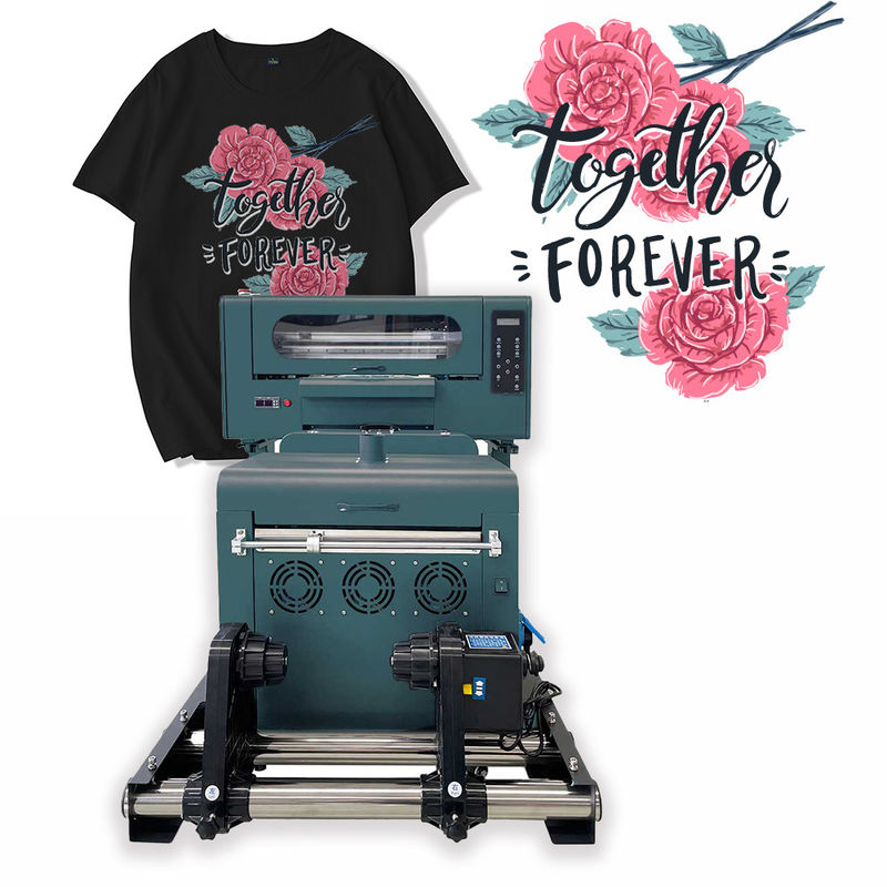 Imprimante DTF de 30 cm T-shirt en tissu à base de film PET T-shirt en tissu A3 Imprimante DTF avec machine à pulvériser