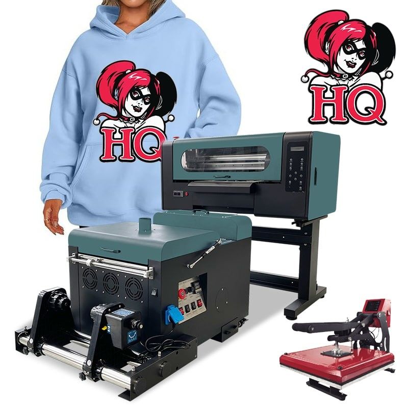 Imprimante à pellicule en PET A3 Machine d'impression de T-shirts DTF avec machine à pulvérisation pour tête de remorque