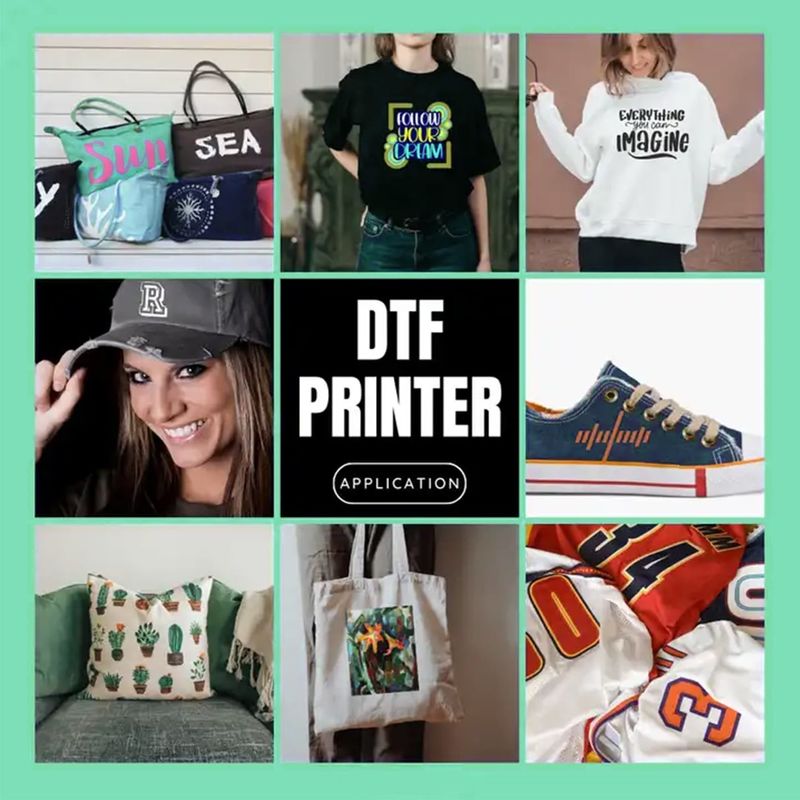 Imprimante à pellicule en PET A3 Machine d'impression de T-shirts DTF avec machine à pulvérisation pour tête de remorque