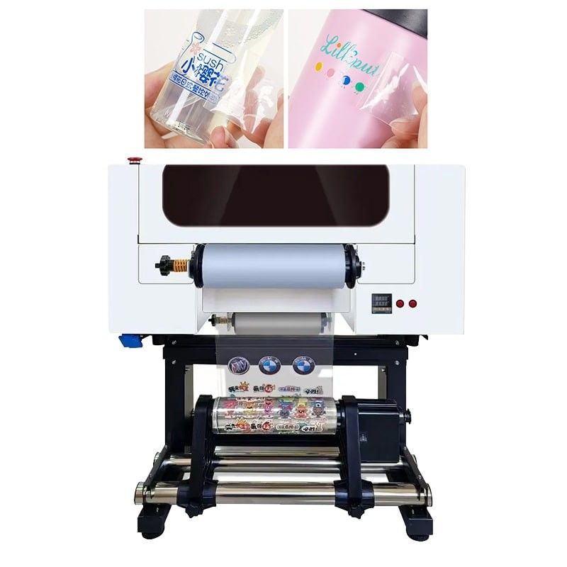 Imprimante de film de transfert DTF haute résolution avec CMYK, couleur d'encre W+V, interfaces multi-rip