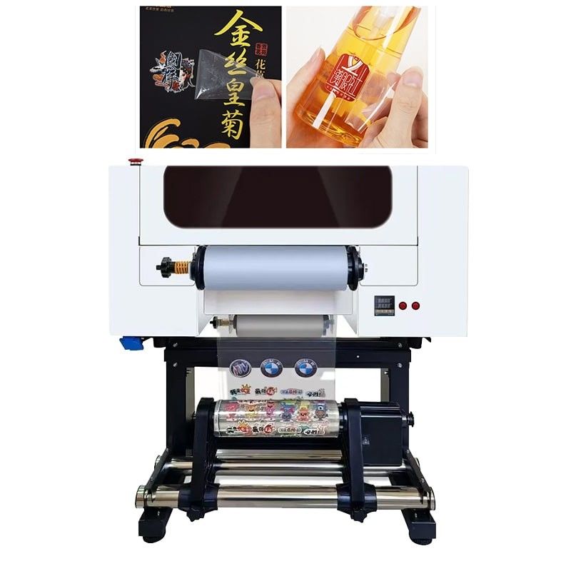 Imprimante DTF UV A3 2024 Logo Imprimante DTF UV 30CM avec stratification pour autocollant