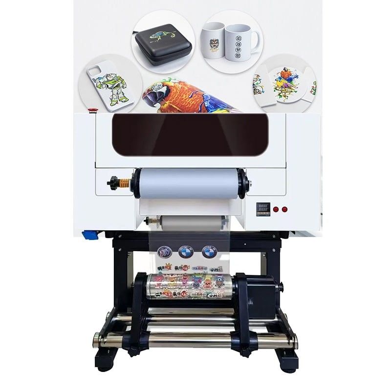 Imprimante numérique à tête UV DTF 2 F1080 deux en un largeur d'impression 30cm/60cm