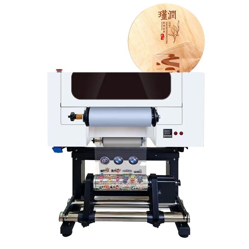 Imprimante UV DTF à rouleaux de 30 cm Imprimante UV DTF A3 à rouleaux avec deux têtes XP600
