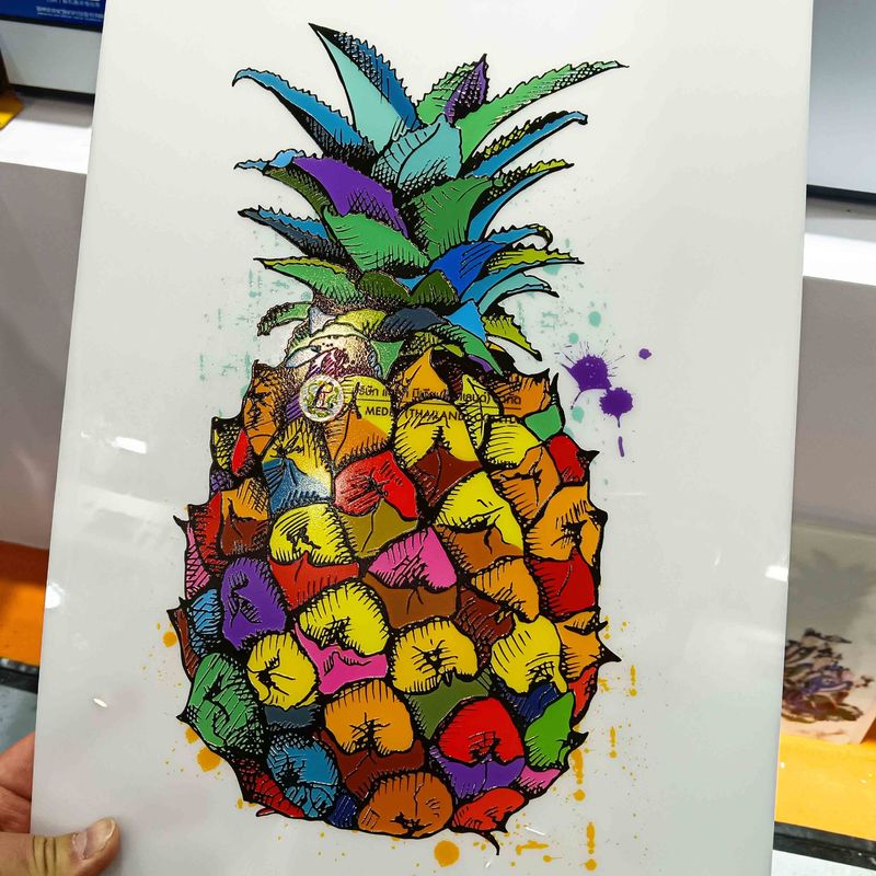 UNI-A3 machine à imprimer UV à plat avec imprimante UV à 8 couleurs