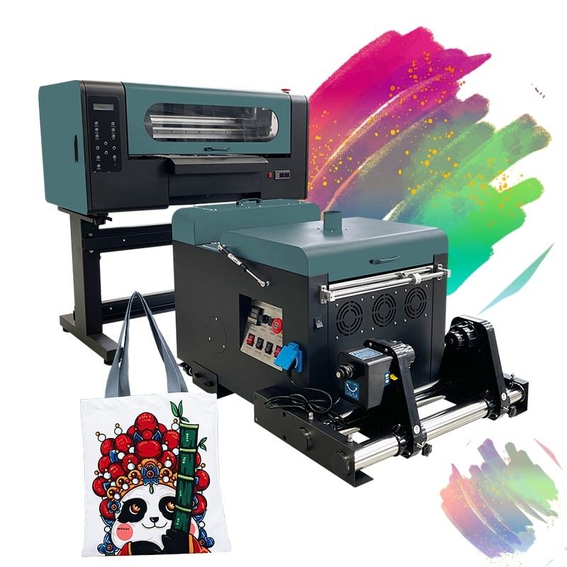Petite taille largeur d'impression 300 mm imprimante DTF avec 2 têtes Epson F1080 en bonne qualité