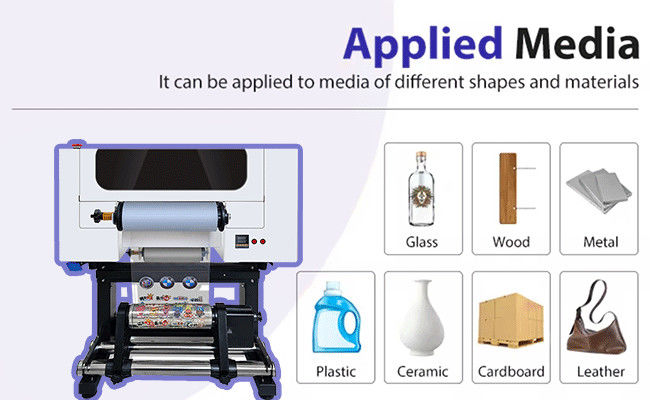 Solution d'impression de film AB Imprimante UV DTF pour l'impression d'autocollants de petite taille