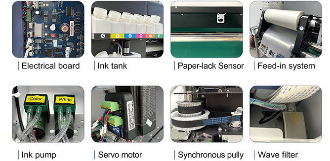 Imprimante DTF Direct sur film VT-300 A3 avec couleurs CMYK+W pour les applications textiles