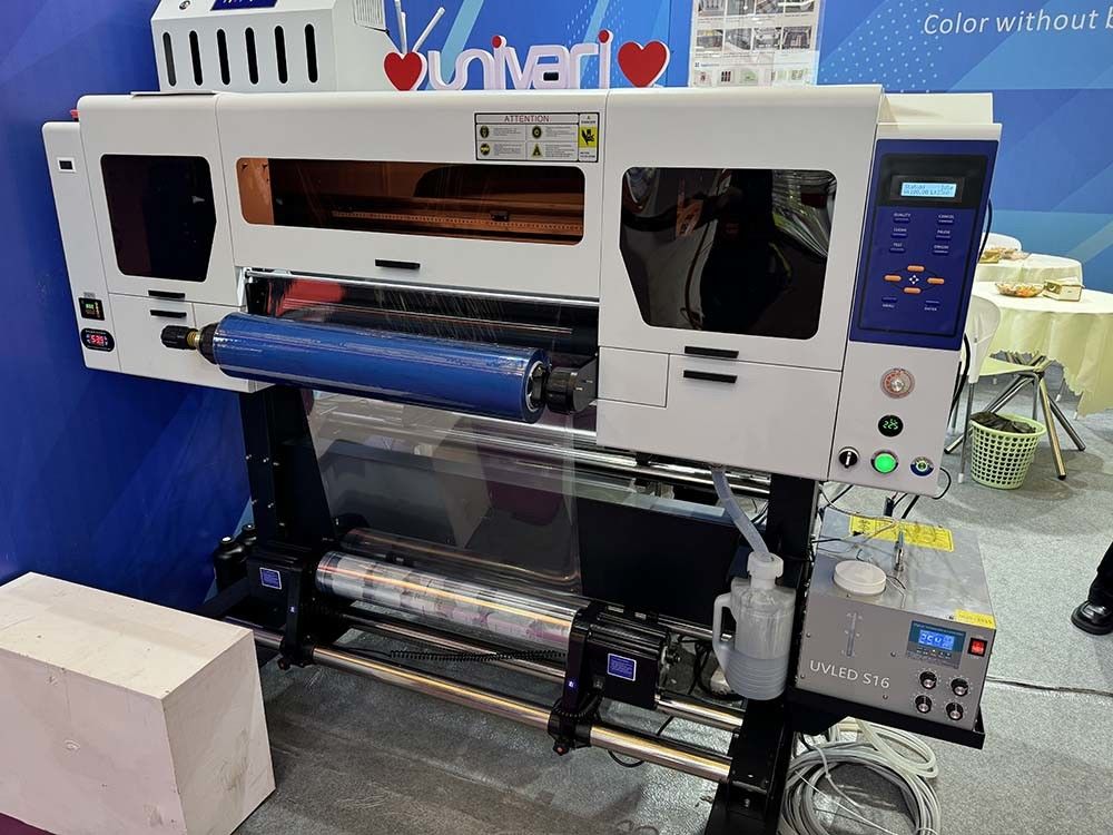A2 A3 Digital 60cm DTF Autocollant Imprimante UV Imprimante en verre métallique avec tête 13200 U1
