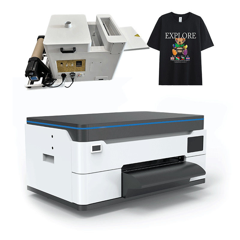 F1080 Tête DTF Imprimante à l'encre blanche avec machine à pulvérisation pour tissu de T-shirt