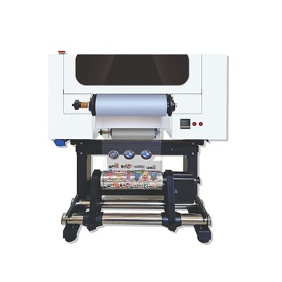 Imprimante à jet d'encre UV Dtf de 30 cm pour l'impression d'autocollants à rouleaux sur n'importe quel matériau