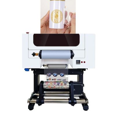 Imprimante UV de 300 mm avec 2 têtes d'impression * F1080 prise en charge CMYK + W + V lumineux et coloré