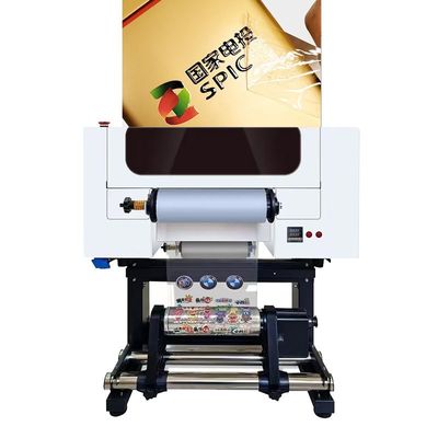 Imprimante UV DTF 300 mm Adhésifs cristallins Imprimante à film AB pour petites entreprises